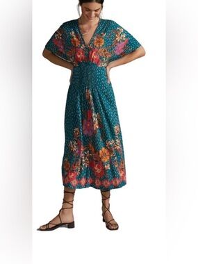 NWOT Bl^nk London Anthropologie Tatiana Kaftan Dress